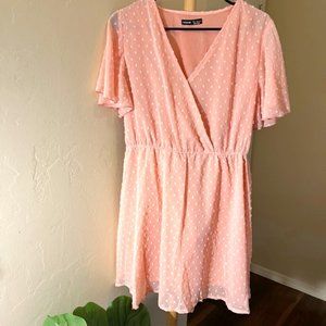 Flowy Peach Dress